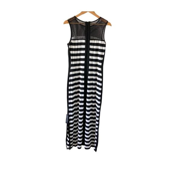 BNWT Roman Women's Black & White Stripe Maxi Dress UK Size 14 - Picture 2 of 14
